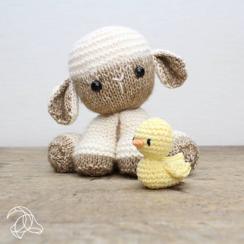Lore Lamb Knitting Kit - DIY Amigurumi Lamb | Hardicraft